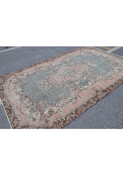 Eskitme Halı, Türk Halısı, Halı, 195 x 310 cm Pempe Halı, El Yapımı Yer Halı, Ofice Yer Halı, 4889