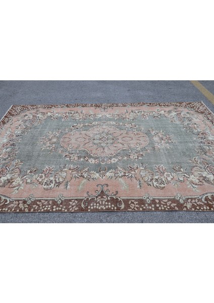 Eskitme Halı, Türk Halısı, Halı, 195 x 310 cm Pempe Halı, El Yapımı Yer Halı, Ofice Yer Halı, 4889