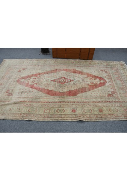 Eskitme Halı, Türk Halısı, Halı, 159 x 292 cm Kırmızı Halı, Ofice Oturma Odası Halı, 11804