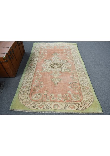 Türk Halısı, Eskitme Halı, Halı, 140 x 220 cm Turuncu Halı, Anadolusı Banyo Halı, 11842