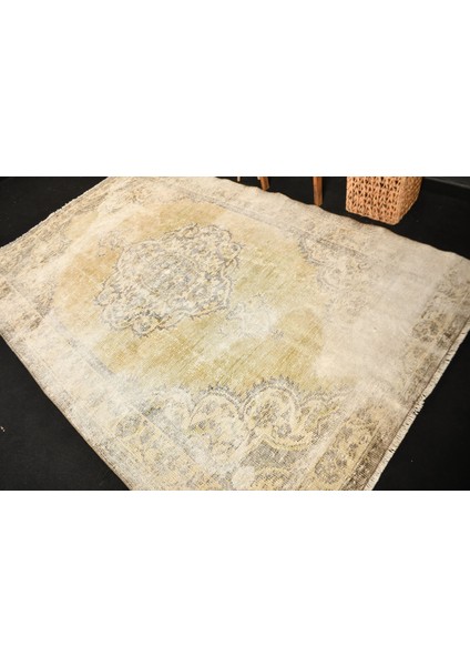 Eskitme Halı, Türk Halısı, Halı, 171 x 270 cm Yeşil Halı, El Dokuma Salon Halı, Yer Halı, 10697