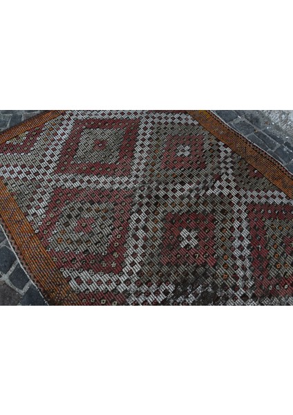 Türk Halısı, Eskitme Halı, Halı, 166 x 290 cm Turuncu Halı, Bahçe Salon Halı, El Yapımı Salon Halı, 1 fırsatları
