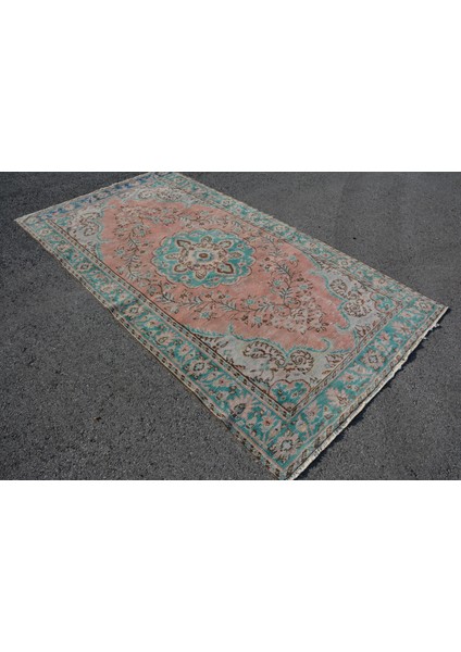 Türk Halısı, Eskitme Halı, Halı, 152 x 277 cm Mavi Halı, Kabilesı Oturma Odası Halı, 8817