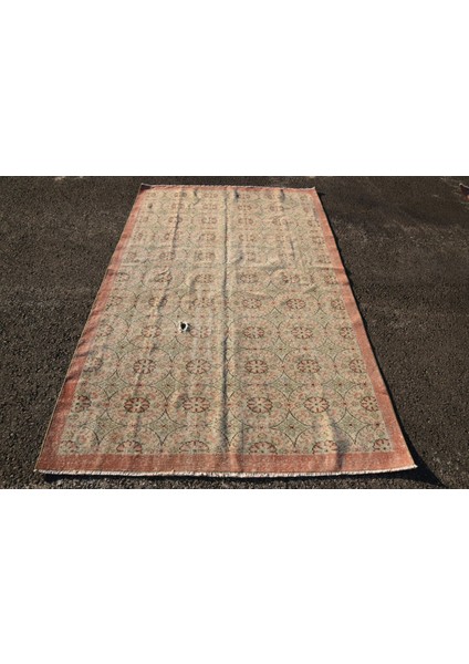 Türk Halısı, Eskitme Halı, Halı, 163 x 268 cm Bej Halı, Bahçe Büyük Halı, Bohemsı Salon Halı, 3694