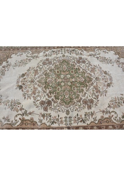 Türk Halısı, Eskitme Halı, Halı, 162 x 256 cm Yeşil Halı, El Dokuma Oturma Odası Halı, 10036 indirimleri