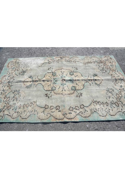 Eskitme Halı, Türk Halısı, Halı, 142 x 244 cm Kahverengi Halı, Anadolusı Banyo Halı, 6641
