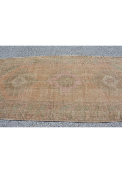 Eskitme Halı, Türk Halısı, Halı, 139 x 300 cm Bej Halı, Ofice Salon Halı, Yer Halı, 8974 modelleri