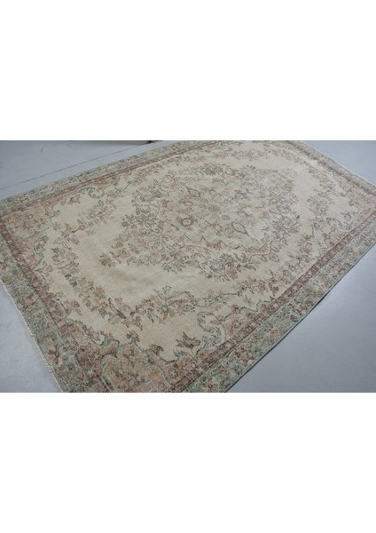 Eskitme Halı, Türk Halısı, Halı, 174 x 282 cm Yeşil Halı, Bahçe Salon Halı, Yer Halı, 11399 fiyatları