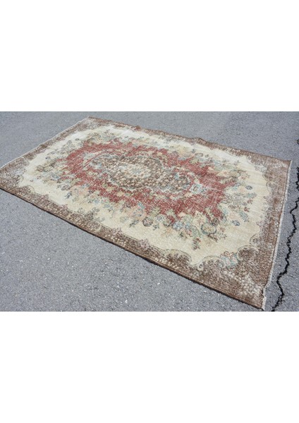 Eskitme Halı, Türk Halısı, Halı, 166 x 260 cm Kahverengi Halı, Organik Oturma Odası Halı, 9604 fiyatları