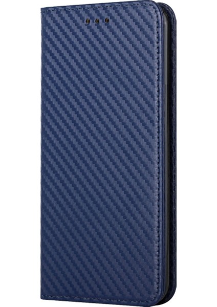 IPhone 14 Pro Max (Mavi) Için Karbon Fiber Doku Manyetik Flip Deri Telefon Kılıfı(Yurt Dışından) fiyatları
