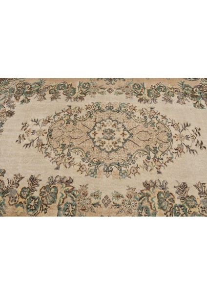 Eskitme Halı, Türk Halısı, Halı, 282 x 173 cm Bej Halı, Anadolusı Oturma Odası Halı, 7010