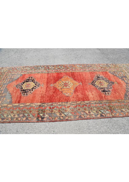 Eskitme Halı, Türk Halısı, Halı, 147 x 349 cm Kırmızı Halı, Salon Halı, Bohemsı Oturma Odası Halı, 4 fiyatları