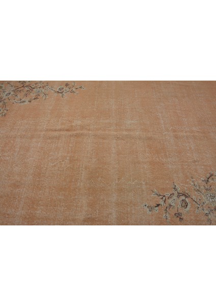 Eskitme Halı, Türk Halısı, Halı, 192 x 311 cm Turuncu Halı, Yün Oturma Odası Halı, 11603