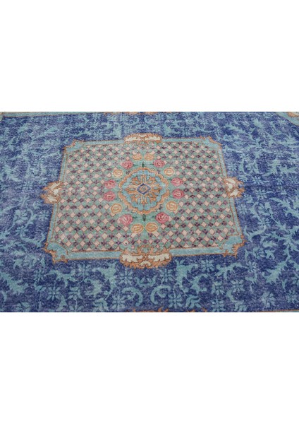 Eskitme Halı, Türk Halısı, Halı, 209 x 272 cm Mavi Halı, El Dokuma Salon Halı, Bohemsı Salon Halı, 11 indirimleri