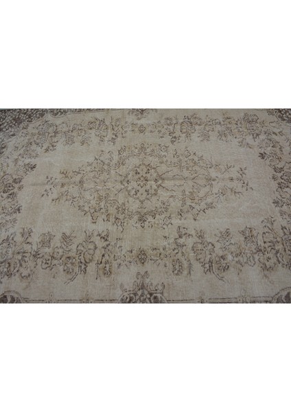 Eskitme Halı, Türk Halısı, Halı, 170 x 259 cm Bej Halı, Anadolusı Oturma Odası Halı, 11636