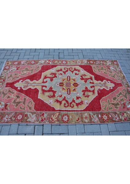 Türk Halısı, Eskitme Halı, Halı, 121 x 220 cm Kırmızı Halı, Bahçe Banyo Halı, Dekoratif Alan Halı, 10 modelleri