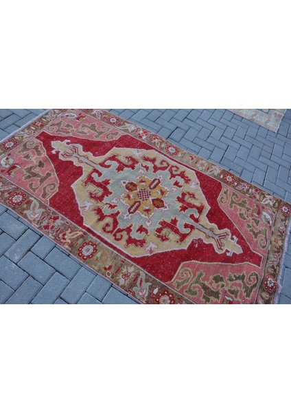 Türk Halısı, Eskitme Halı, Halı, 121 x 220 cm Kırmızı Halı, Bahçe Banyo Halı, Dekoratif Alan Halı, 10 fırsatları