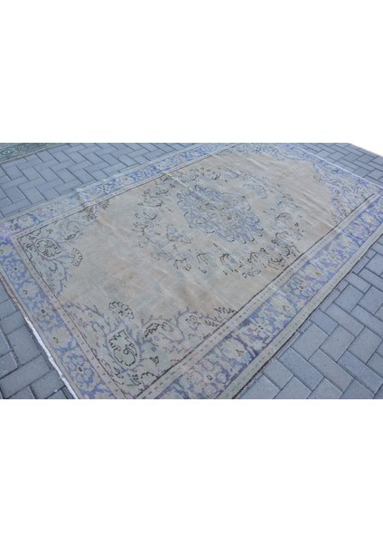 Türk Halısı, Eskitme Halı, Halı, 173 x 270 cm Bej Halı, El Dokuma Salon Halı, Organik Yer Halı, 10239