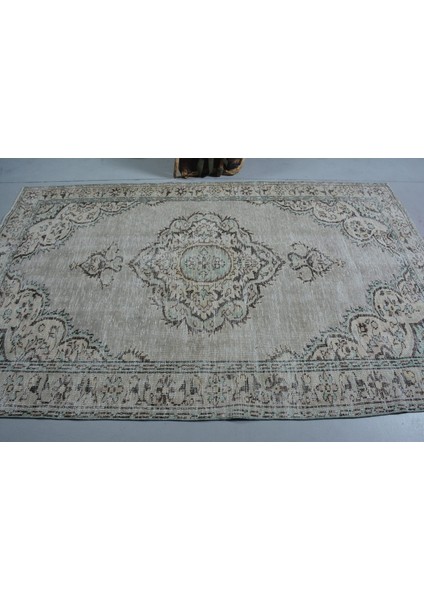 Eskitme Halı, Türk Halısı, Halı, 156 x 250 cm Yeşil Halı, Organik Büyük Halı, Bohemsı Salon Halı, 115