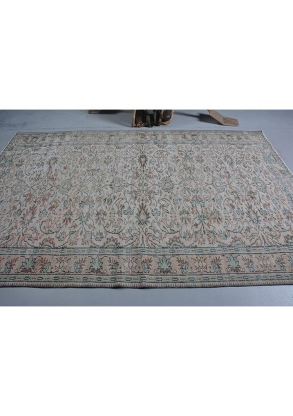 Eskitme Halı, Türk Halısı, Halı, 184 x 282 cm Yeşil Halı, Anadolusı Oturma Odası Halı, 11439