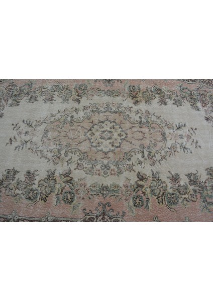 Eskitme Halı, Türk Halısı, Halı, 152 x 267 cm Bej Halı, Yün Yer Halı, Bohemsı Oturma Odası Halı, 1153