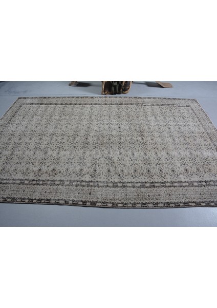 Türk Halısı, Eskitme Halı, Halı, 185 x 288 cm Bej Halı, Büyük Halı, Kabilesı Yer Halı, 11566