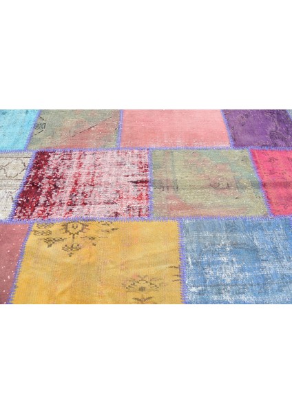 Türk Halısı, Eskitme Halı, Halı, 146 x 200 cm Kahverengi Halı, El Dokuma Alan Halı, 3001