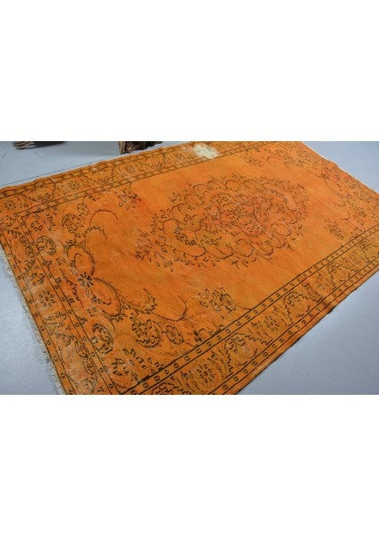 Eskitme Halı, Türk Halısı, Halı, 178 x 270 cm Turuncu Halı, Ofice Oturma Odası Halı, 11590