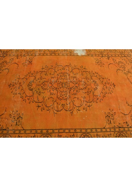 Eskitme Halı, Türk Halısı, Halı, 178 x 270 cm Turuncu Halı, Ofice Oturma Odası Halı, 11590