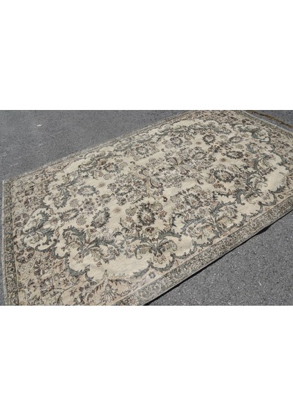Türk Halısı, Eskitme Halı, Halı, 192 x 302 cm Bej Halı, Bahçe Yer Halı, Dekoratif Yer Halı, 4465 fırsatları