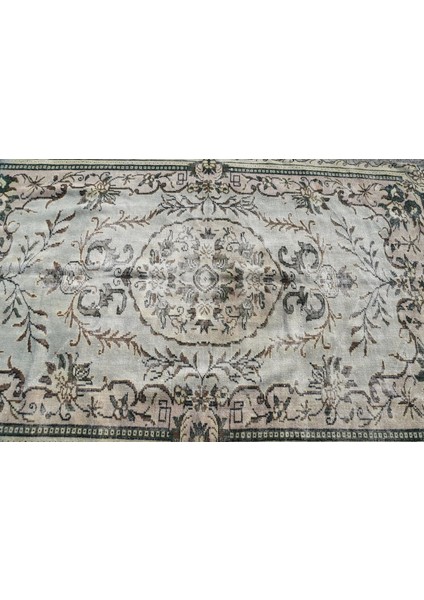 Eskitme Halı, Türk Halısı, Halı, 160 x 272 cm Bej Halı, Organik Oturma Odası Halı, 5339