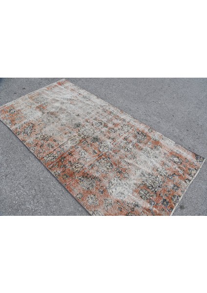 Eskitme Halı, Türk Halısı, Halı, 124 x 234 cm Bej Halı, Bahçe Alan Halı, El Yapımı Alan Halı, 5963 fırsatları