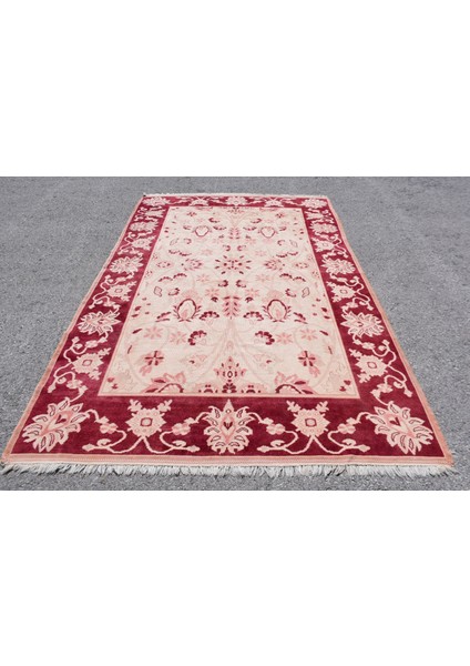 Eskitme Halı, Türk Halısı, Halı, 182 x 288 cm Bej Halı, Yün Salon Halı, Ofice Salon Halı, 7943