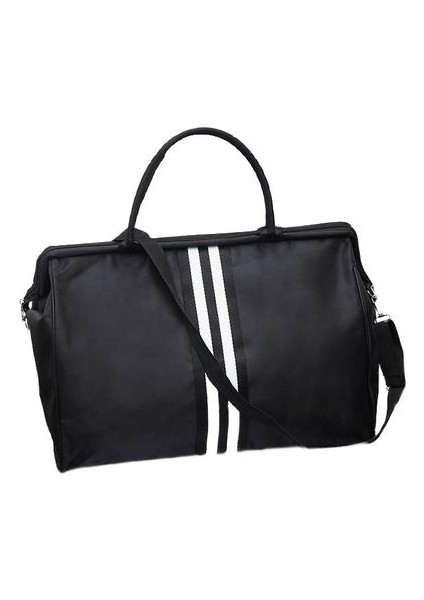 Kore Şerit Çanta Katlanabilir Duffle Çanta Seyahat Spor Spor Çantası Bagaj Çantası Erkekler ve Kadınlar Büyük Kapasiteli Seyahat Çantası | Katlanabilir Saklama Torbaları (Yurt Dışından)