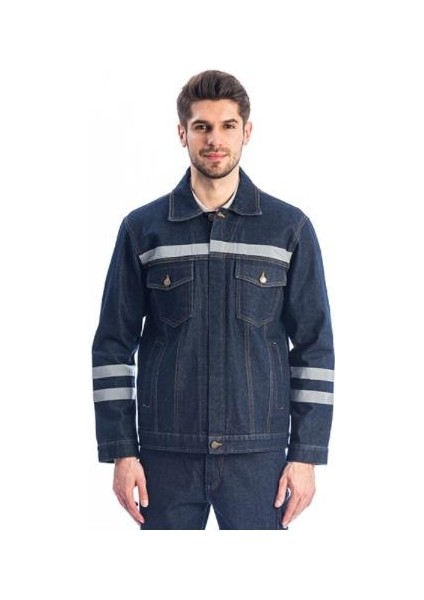 Kot Iş Montu Myform 3109 Sona Denim 12 Ons Renk Mavi