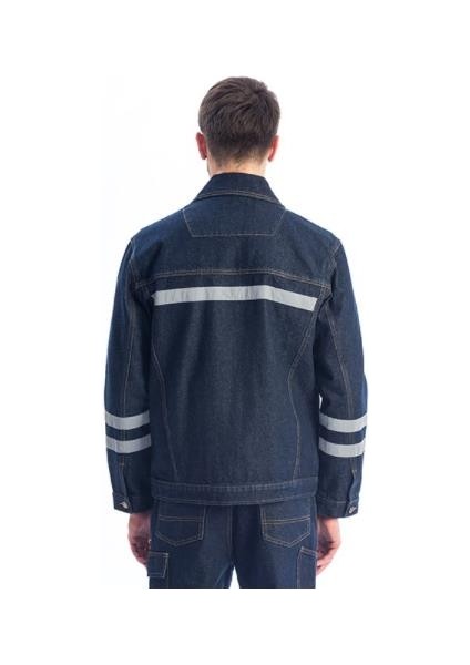 Kot Iş Montu Myform 3109 Sona Denim 12 Ons Renk Mavi