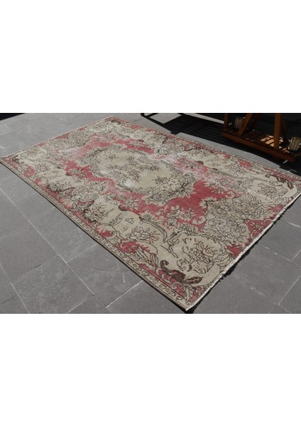 Türk Halısı, Eskitme Halı, Halı, 153 x 256 cm Kırmızı Halı, Ofice Salon Halı, Yün Büyük Halı, 4554 fiyatları
