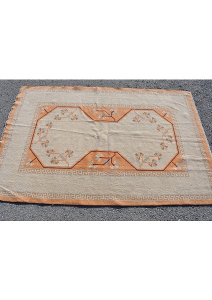 Eskitme Halı, Türk Halısı, Halı, 126 x 191 cm Turuncu Halı, Banyo Halı, Ofice Alan Halı, 7048 fiyatları