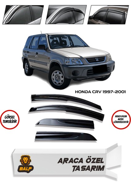 Honda Crv Cam Rüzgarlığı 4lü 1997 - 2001