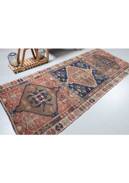Türk Halısı, Eskitme Halı, Halı, 130 x 306 cm Mavi Halı, Dekoratif Büyük Halı, Kabilesı Salon Halı, 9 fiyatları