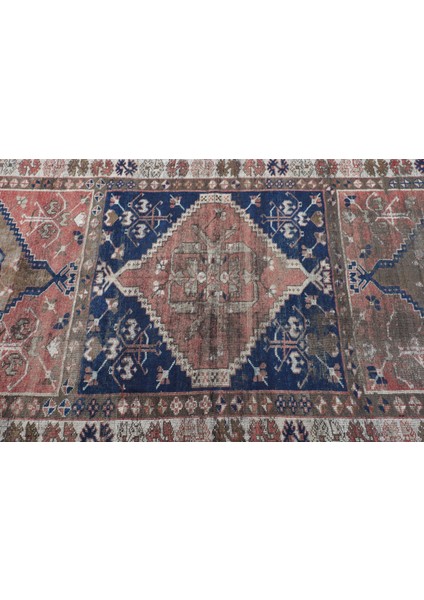 Türk Halısı, Eskitme Halı, Halı, 130 x 306 cm Mavi Halı, Dekoratif Büyük Halı, Kabilesı Salon Halı, 9 indirimleri