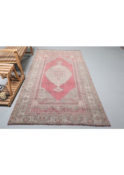Eskitme Halı, Türk Halısı, Halı, 147 x 271 cm Gri Halı, Bohemsı Salon Halı, Kabilesı Oturma Odası Halı