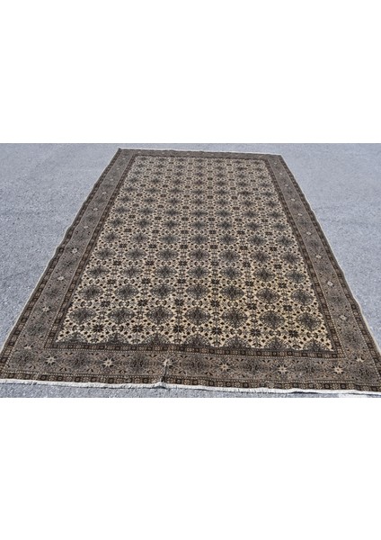 Eskitme Halı, Türk Halısı, Halı, 196 x 280 cm Bej Halı, Kabilesı Salon Halı, El Yapımı Salon Halı, 10