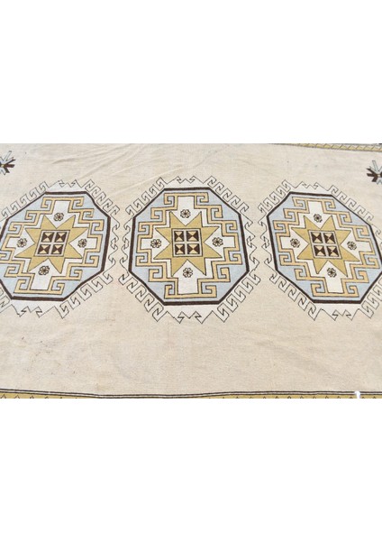 Eskitme Halı, Türk Halısı, Halı, 210 x 302 cm Mavi Halı, Yün Büyük Halı, Yer Halı, 10287