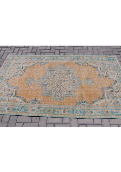 Türk Halısı, Eskitme Halı, Halı, 131 x 226 cm Turuncu Halı, Anadolusı Alan Halı, Banyo Halı, 6826 modelleri
