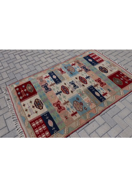 Türk Halısı, Eskitme Halı, Halı, 126 x 201 cm Bej Halı, Kabilesı Banyo Halı, El Yapımı Alan Halı, 682 fırsatları