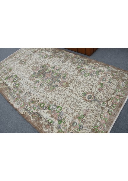 Eskitme Halı, Türk Halısı, Halı, 159 x 283 cm Bej Halı, Anadolusı Oturma Odası Halı, 11637