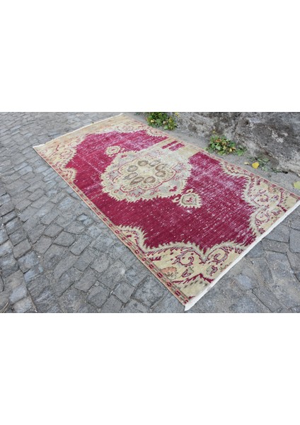 Eskitme Halı, Türk Halısı, Halı, 127 x 246 cm Kırmızı Halı, Bohemsı Alan Halı, Ofice Alan Halı, 500 modelleri