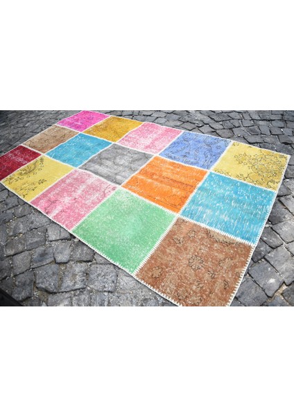 Eskitme Halı, Türk Halısı, Halı, 130 x 220 cm Mavi Halı, El Yapımı Alan Halı, Kabilesı Alan Halı, 294 modelleri