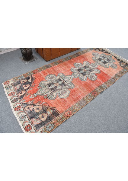 Eskitme Halı, Türk Halısı, Halı, 114 x 250 cm Kırmızı Halı, Yün Alan Halı, Kabilesı Banyo Halı, 11692 fiyatları